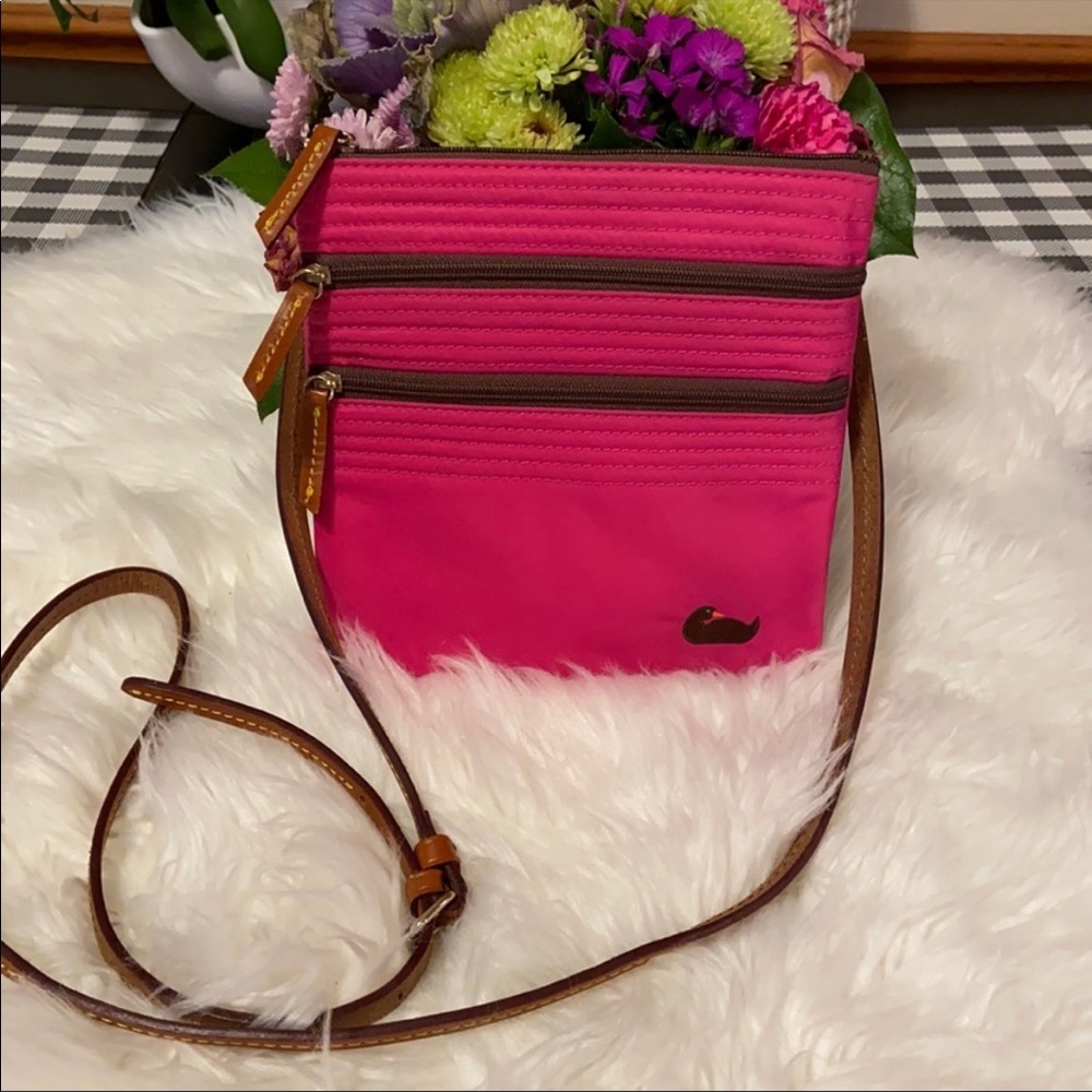 Dooney & Bourke vintage nylon pink crossbody